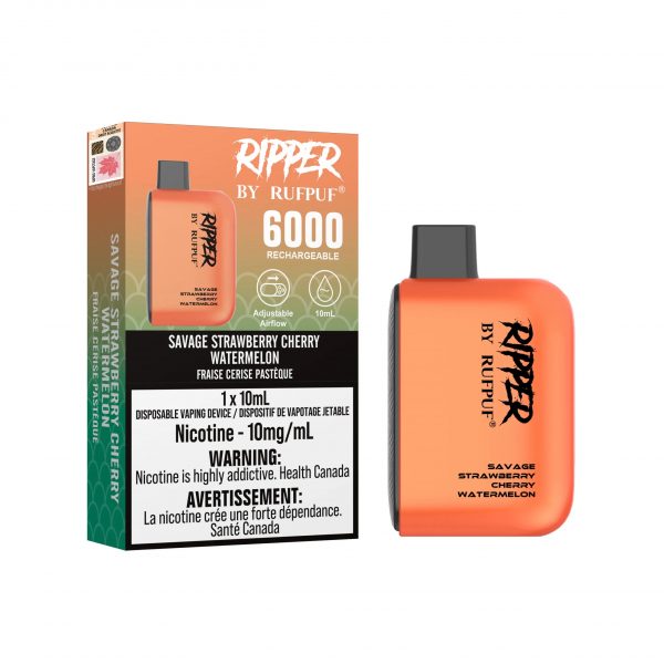 Savage Strawberry Cherry Watermelon - Rufpuf Ripper 6000
