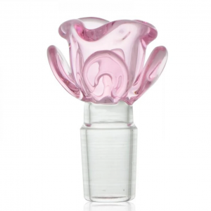 Red Eye Glass 14mm Rose Pull-Out Bowl