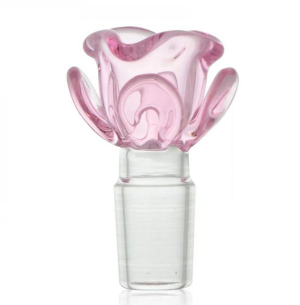 Red Eye Glass 14mm Rose Pull-Out Bowl