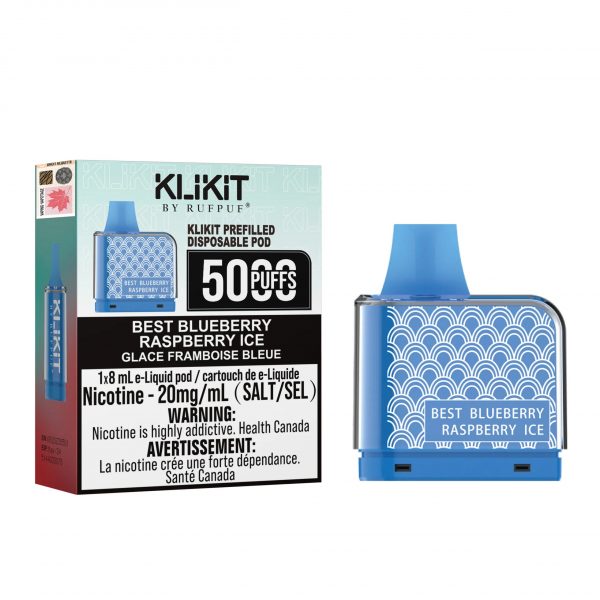 Best Blueberry Raspberry Ice - Rufpuf Klikit Pod 5000