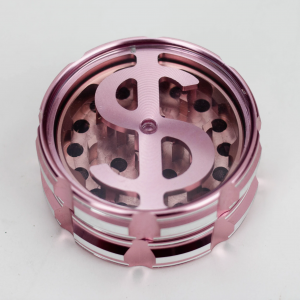 2.5" aluminum grinder 4 layers with Dollar design