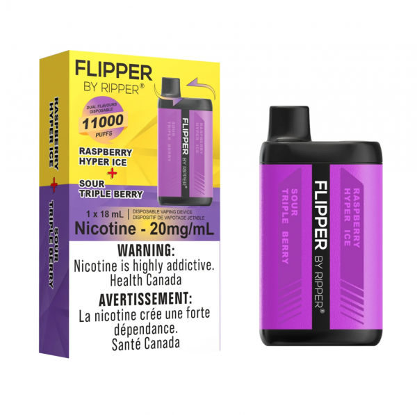 Sour Triple Berry-Raspberry Hyper Ice - Rufpuf Flipper