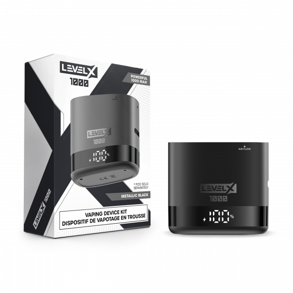 **Level X Device Kit 1000 Metallic Black