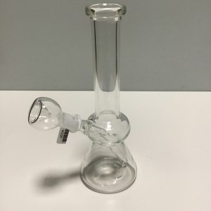 8" Crystal Clear Beaker bong