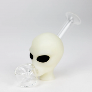 4" Alien Hand Pipe Glow in the dark