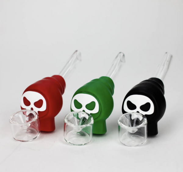 4" Skull Cap hand pipe