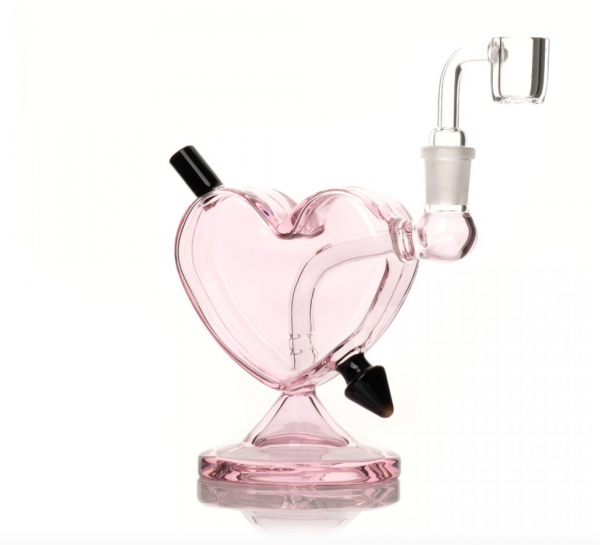 Red Eye Glass 4" Cupid Concentrate Rig