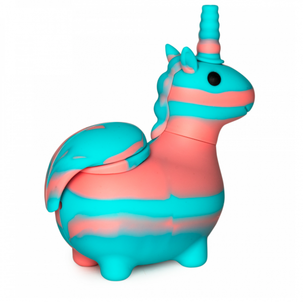 LIT Silicone 4.75" Unicorn Hand Pipe