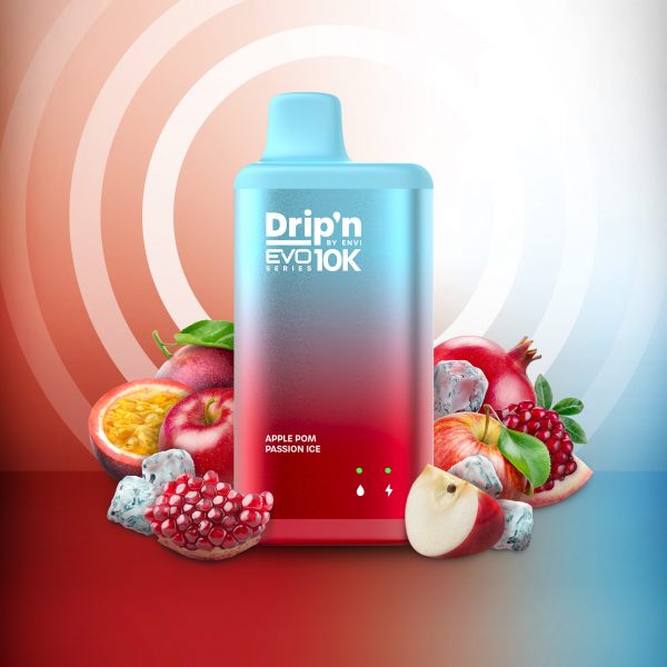 (NEW) Apple Pom Passion Ice - Drip’n by Envi EVO 10k