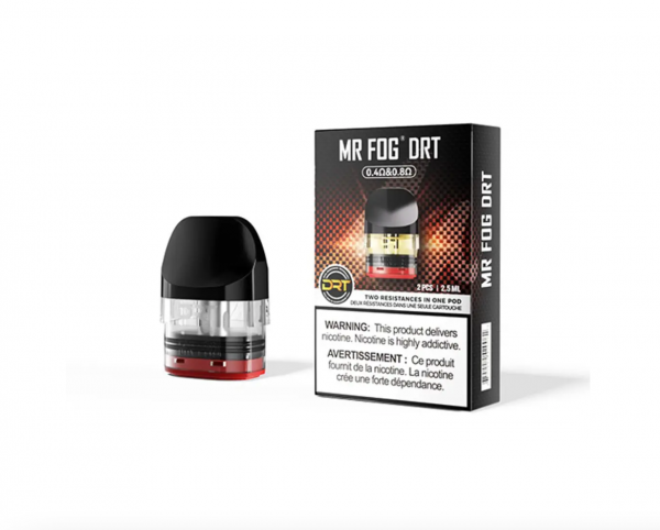 Mr Fog Drt Dual Resistance Refillable Pod - crc 2.5 Ml - 2pcs