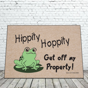 Hippity Hoppity Doormat