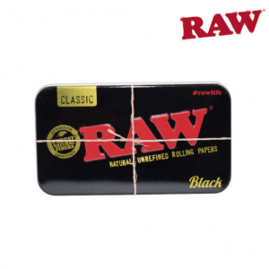 RAW BLACK METAL TIN CASE