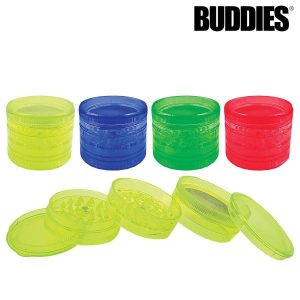 BUDDIES PLASTIC MAGNETIC GRINDER 5 PC