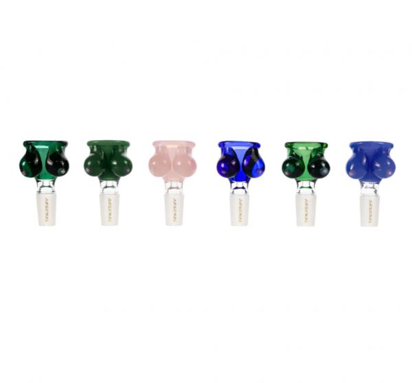 14mm Arsenal Boob Bitties Glass Bowl